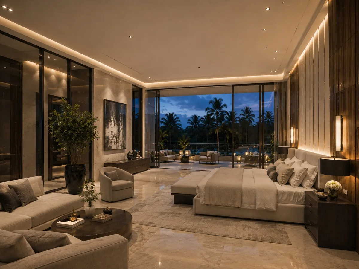 Primary suite addition in Davie, seen from the sitting area