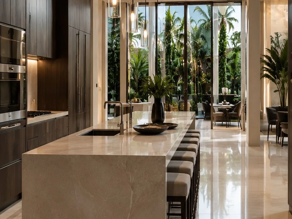 Galley Opened Into the Living Room in Miami
