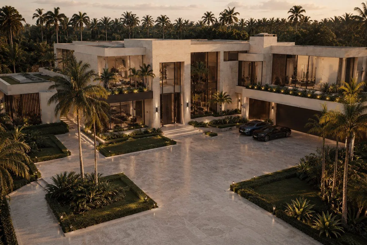 The same room in Miami Beach after the remodel